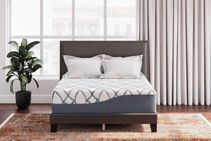 14 Inch Chime Elite 2.0 - King Mattress - White / Blue