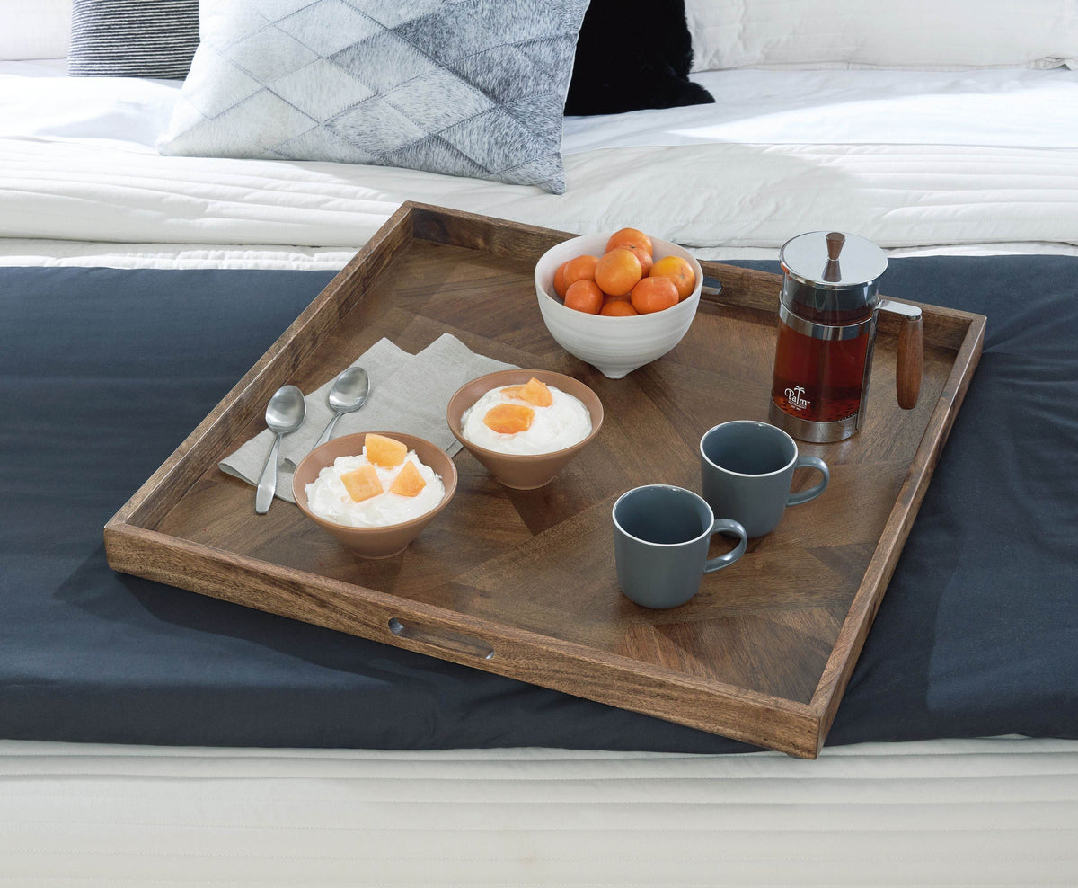 Heddford - Brown - Tray - Forward Furniture