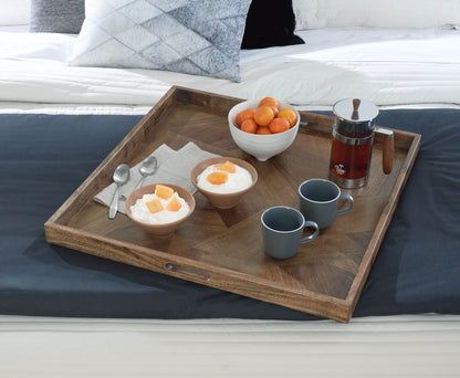 Heddford - Brown - Tray - Forward Furniture