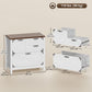 4-Drawer Lateral Filing Cabinet - White