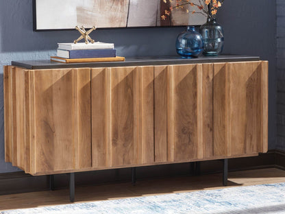 Quintavious - Brown / Charcoal - Accent Cabinet - Forward Furniture