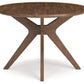 Lyncott - Brown - Round Dining Room Table