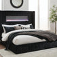 Tayleena - Upholstered Bed With Fireplace And Wireless Audio