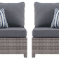 Salem - Gray - Raf / Laf Loveseat W/Cush (Set of 2)