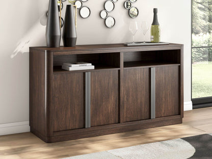 Dilenno - Dark Brown - Dining Room Server - Forward Furniture