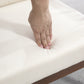 Modern Accent Chairs with Cushioned Seat, Upholstered Linen-Feel Armchair for Bedroom, Living Room, Cream White