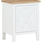 Gylesburg - White / Brown - Accent Cabinet