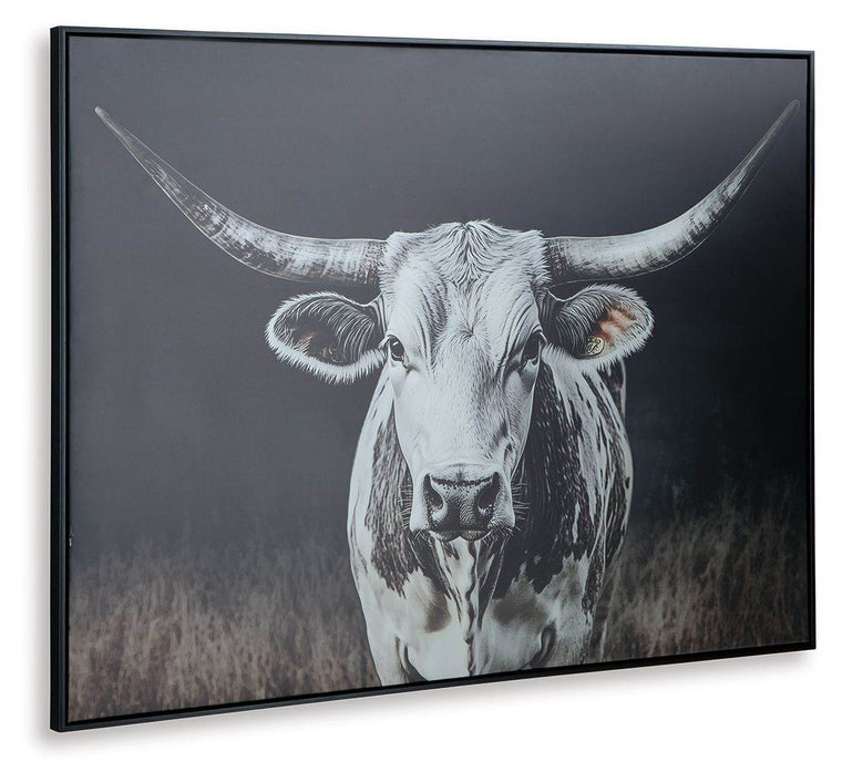 Harlandale - Black / White / Brown - Wall Art - Forward Furniture