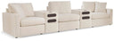5 Pc. Sectional With 2 Audio System Consoles