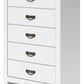 Binterglen - White - Five Drawer Chest