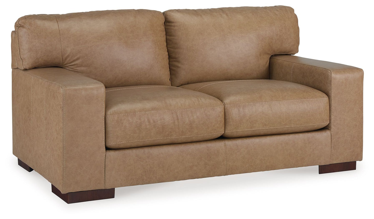 Lombardia - Tumbleweed - Loveseat - Leather Match