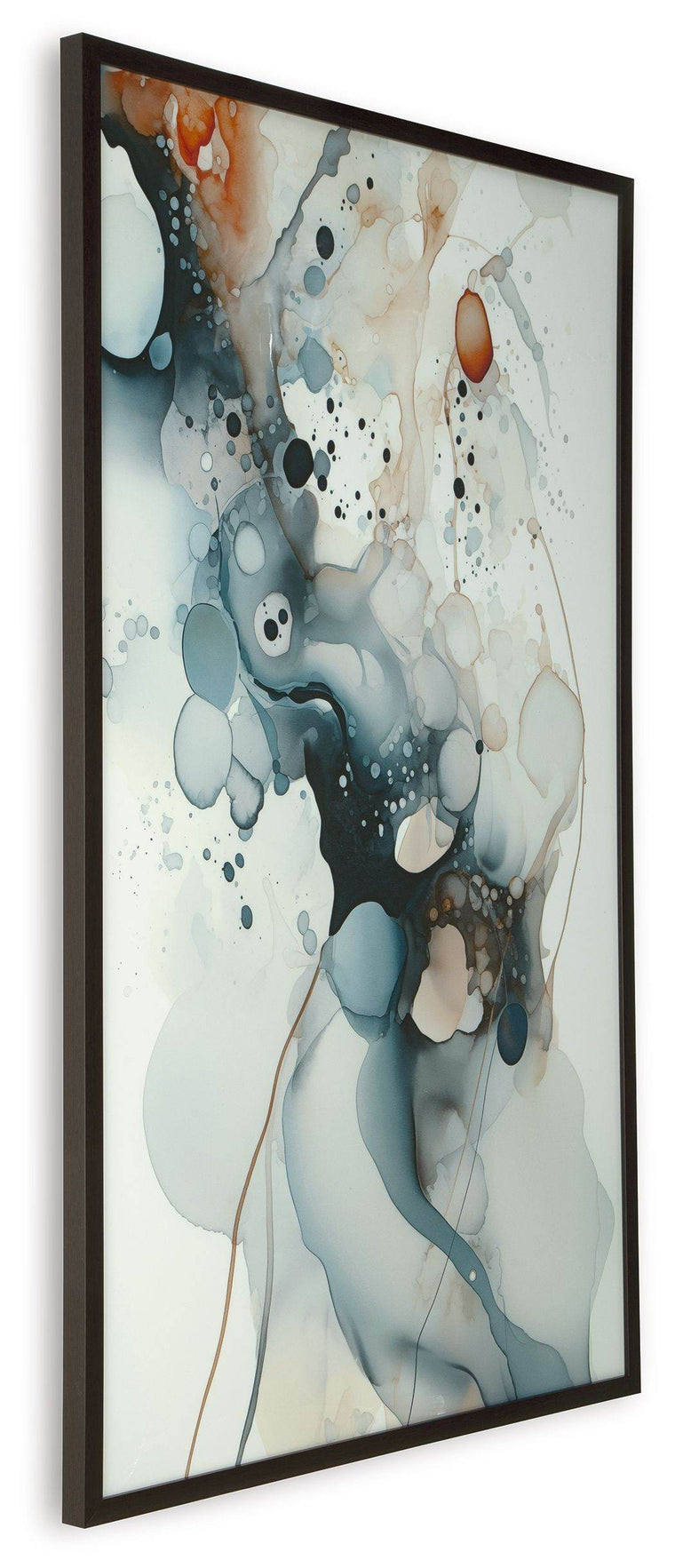 Foxenburg - Blue / Amber / White - Wall Art - Forward Furniture