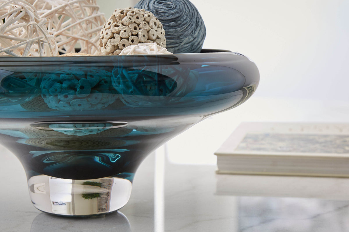 Vallborough - Teal Blue - Bowl - Forward Furniture