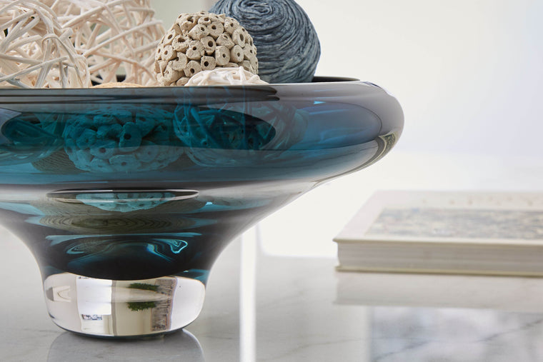 Vallborough - Teal Blue - Bowl - Forward Furniture