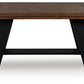 Greddinton - Dining Extension Table - Brown / Black