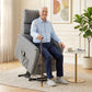 Lift Chair for Elderly, Power Chair Recliner with Remote Control, Side Pockets for Living Room, Dark Grey