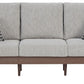 Emmeline - Brown / Beige - Sofa With Cushion