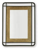 Beelman - Accent Mirror - Black / Brown