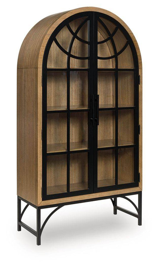 Gwenwich - Natural / Black - Accent Cabinet - Forward Furniture
