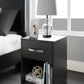 Finch - Black - One Drawer Night Stand - 23" Height