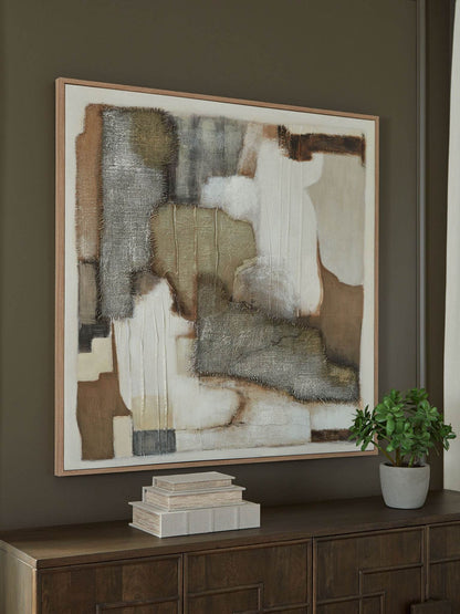 Wylander - Tan / Brown / Gray - Wall Art - Forward Furniture