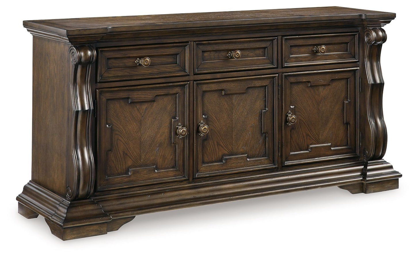 Maylee - Dark Brown - Dining Room Buffet