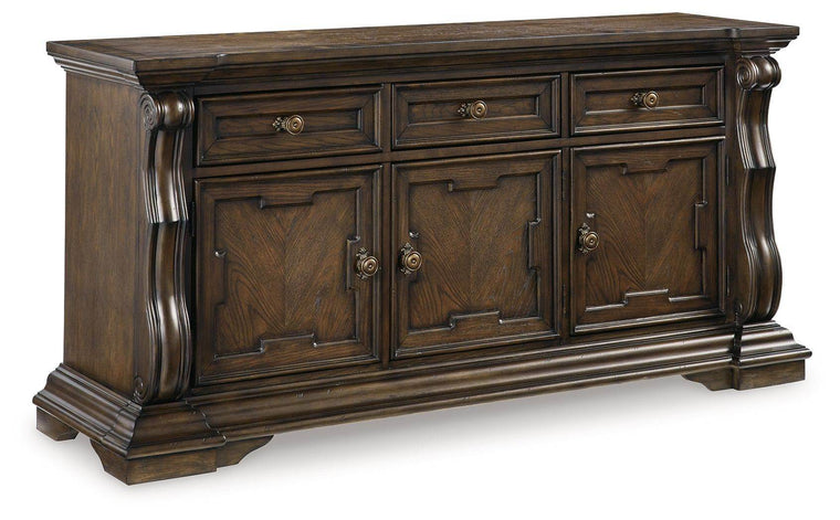 Maylee - Dark Brown - Dining Room Buffet - Forward Furniture