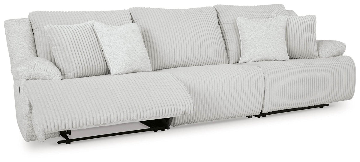 Top Tier - Alloy - 3-Piece Sectional Sofa With RAF And LAF Recliner - Forward Furniture