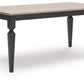 Brenkerton - Grayish Brown / Black - Rectangular Dining Room Table - Forward Furniture