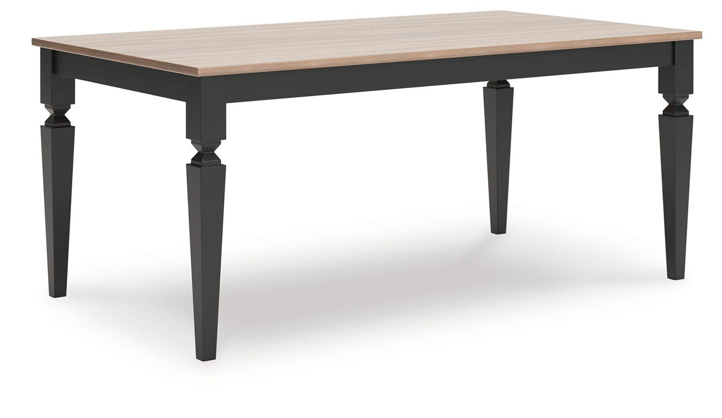 Brenkerton - Grayish Brown / Black - Rectangular Dining Room Table - Forward Furniture