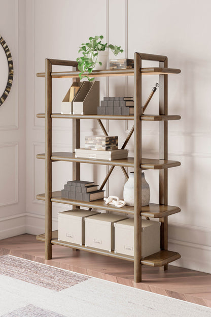 Roanhowe - Brown - Bookcase - Forward Furniture