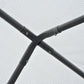 8' x 6' x 7.5' Heavy-duty Walk-in Greenhouse Outdoor Vegetable Plants Growing Warm House Seed Plant Growth Tent Polytunnel Shelter White