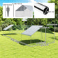 Metal Chicken Coop with Water- and UV-Protection Cover for Backyard Hen, Duck, Rabbit, 32.8' x 9.8' x 6.4'