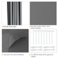 10' x 10' Pop Up Canopy Tent with Airy Top Vents and Wheeled Carry Bag for Outdoor, Garden, Patio, Dark Grey