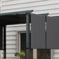 Metal Pergola, Outdoor Pergola with Retractable Canopy, for Garden, Patio, Backyard, Deck