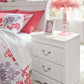 Anarasia - White - Two Drawer Night Stand