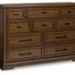 Taffenbrook - Medium Brown - Dresser