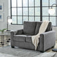 Rannis - Pewter - Twin Sofa Sleeper - Fabric