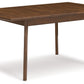 Lyncott - Brown - Rectangular Dining Room Butterfly Extension Table