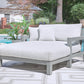 Hurley Park - Chaise Lounge With Cushion - Gray