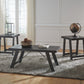 Noorbrook - Black / Pewter - Occasional Table Set (Set of 3)