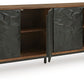 Dorannby - Black / Brown - Accent Cabinet