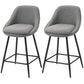 Dayna Bar stool with Backrests set of 2