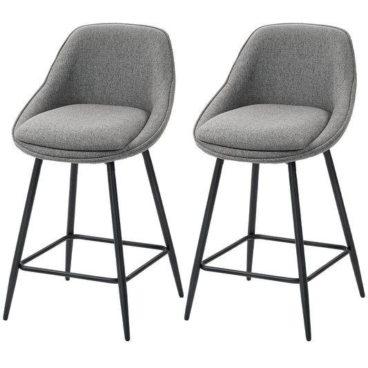 Dayna Bar stool with Backrests set of 2