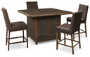 5 Pc. Table, 4 Barstools