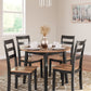 Gesthaven - Round Dining Room Drop Leaf Table Set