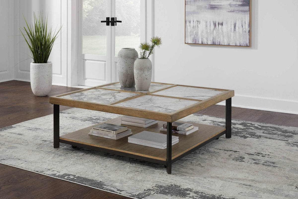 Montia - Multi - Square Cocktail Table - Forward Furniture
