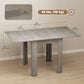 55" Extendable Dining Table for 4-6 - Grey