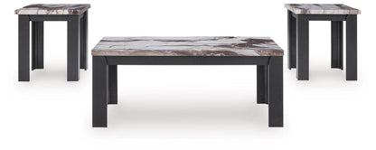 Jazmore - Dark Brown - Occasional Table Set (Set of 3) - Forward Furniture