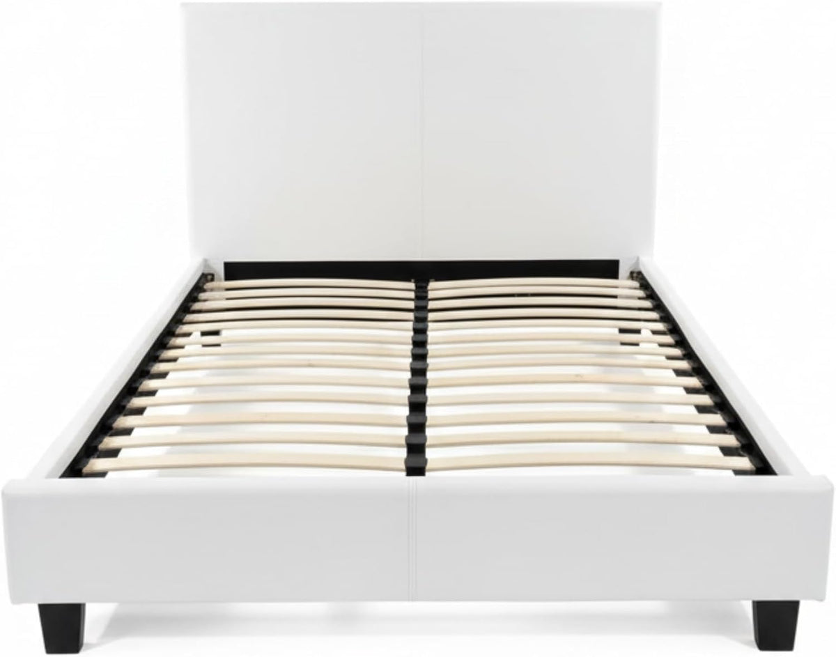 Amaryn Upholstered Platform Bed Frame with Smooth Headboard